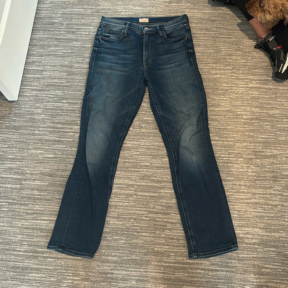 Blue Straight Legged Jeans